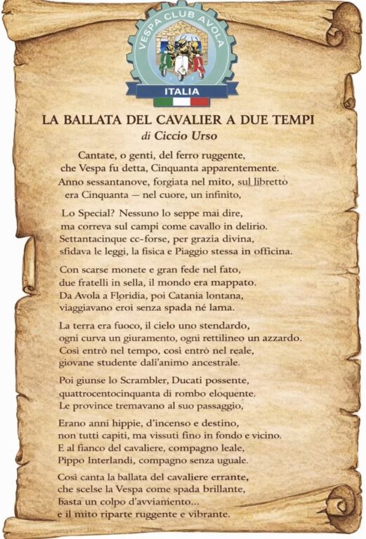 Poesia in Vespa, nominato il presidente della giuria 1 IMG 4378