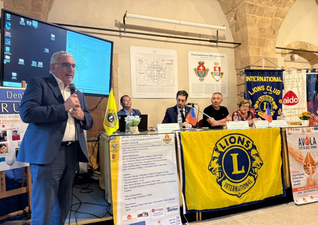 Avola, firmato il protocollo tra Lions e associazioni di volontariato 1 firmato