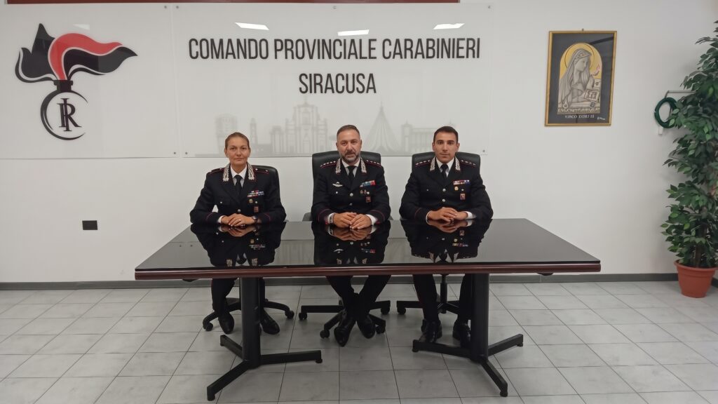 Siracusa, Carabinieri : avvicendamenti negli incarichi al comando provinciale 1 carabinieri