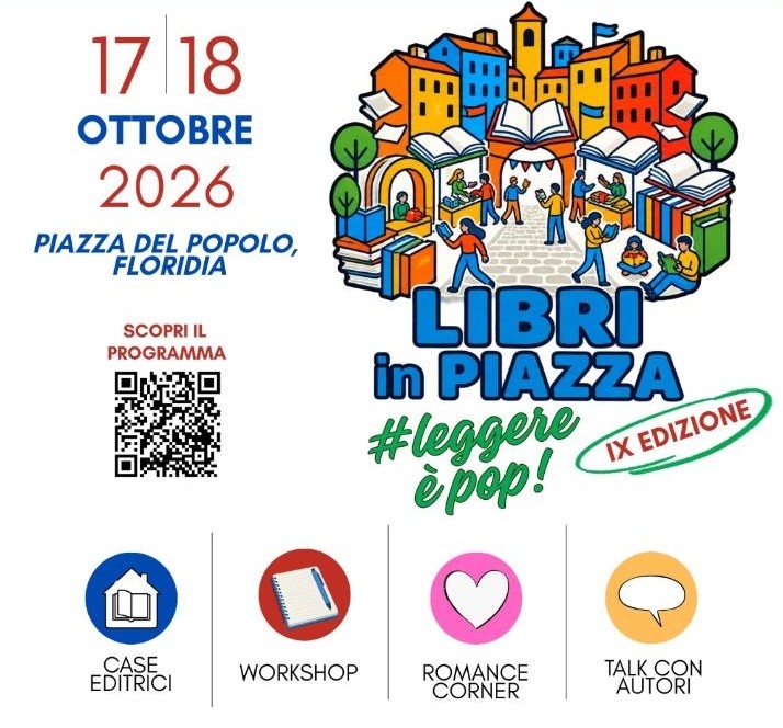 Floridia, torna “Libri in Piazza”: al via la IX edizione all’insegna del "Leggere è Pop” 1 Floridia